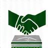 Icon depicting a handshake and documents, signifying consulting