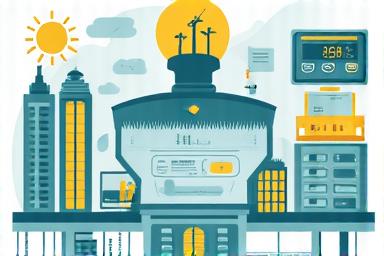 A graph showing energy consumption optimization with smart meters